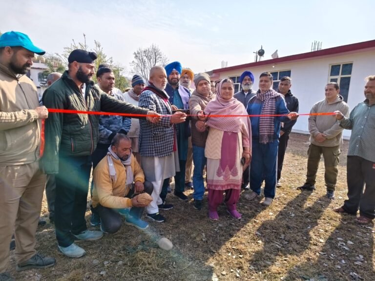 ठंडापानी : श्री गुरु रविदास देवस्थान में श्रद्धालुओं की सुविधा हेतु आज ‘‘जन-सुविधा परिसर” की आधारशिला रखी गई !